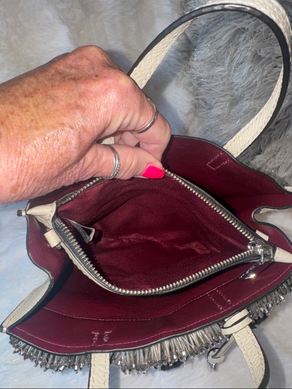 Marc Jacobs beads, and pom-pom Crossbody - Picture 6 of 11
